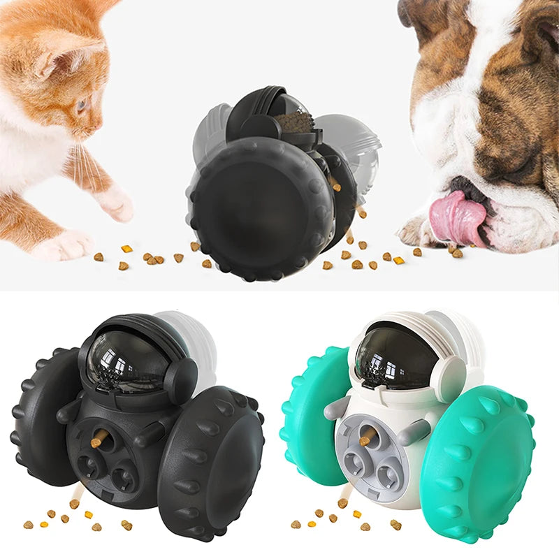 Brinquedo Interativo para Pets - Robô Alimentador de Ração